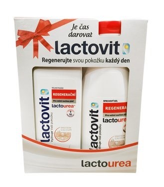 Kazeta Lactovit Urea SPG500ml+mléko 400m - Kosmetika Pro ženy Dárkové kazety